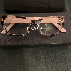 Prada Pink Tortoise Frame with Case and Box-frame only